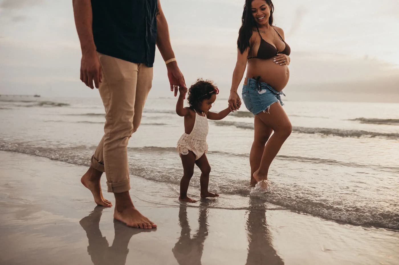 Annabelle Carney with her family